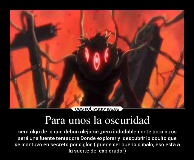 Para unos la oscuridad - 