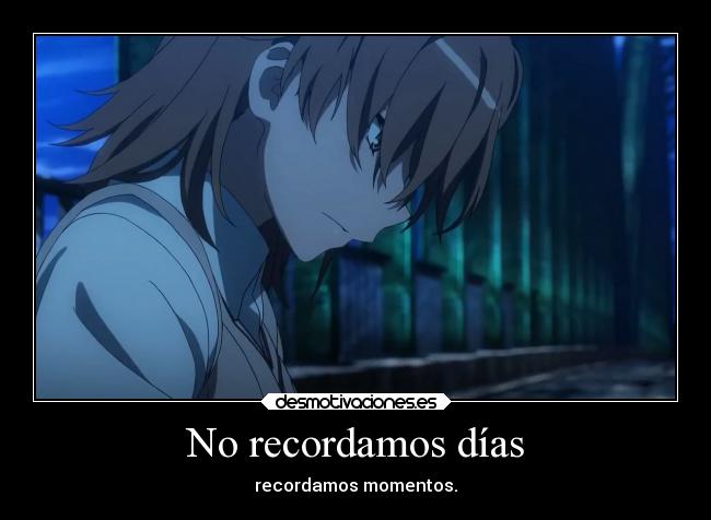 carteles anime toaru majutsu index kagaku railgun mikoto misaka biribiri the desmotivaciones