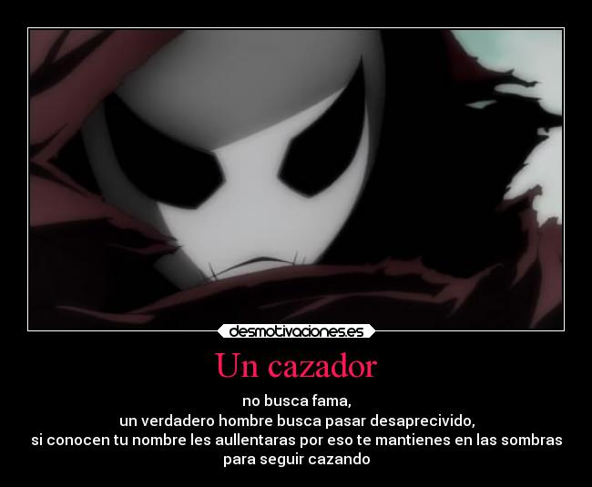 carteles anime yumekuimerry cazador desmotivaciones