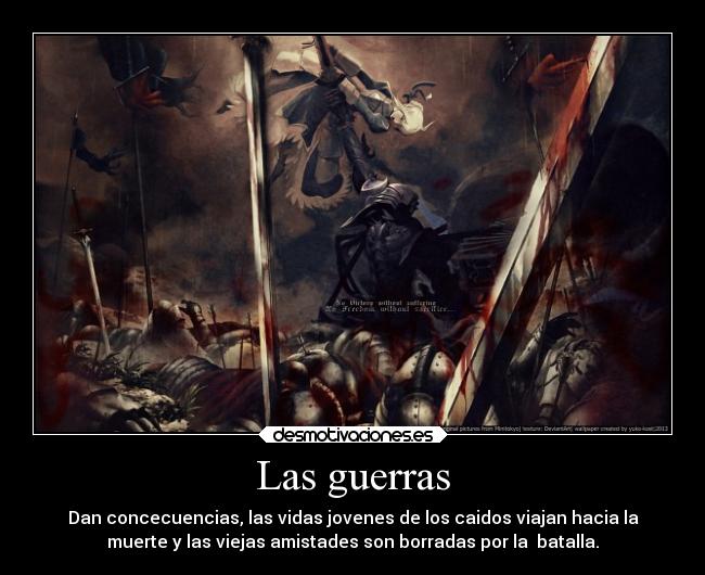 carteles arte amigos guerra anime fate fatezero epico jovenes caidos batallas pelea desmotivaciones