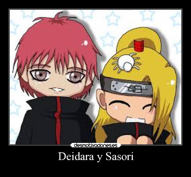 Deidara y Sasori -