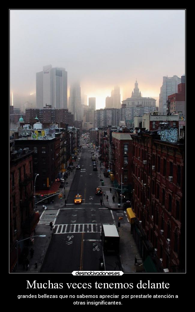 carteles arte nosabemosvalorarlascosas lavidaestaloca amorinfinitopornewyork desmotivaciones