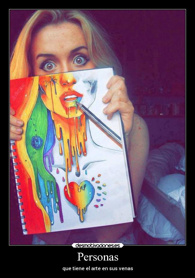 Personas - que tiene el arte en sus venas