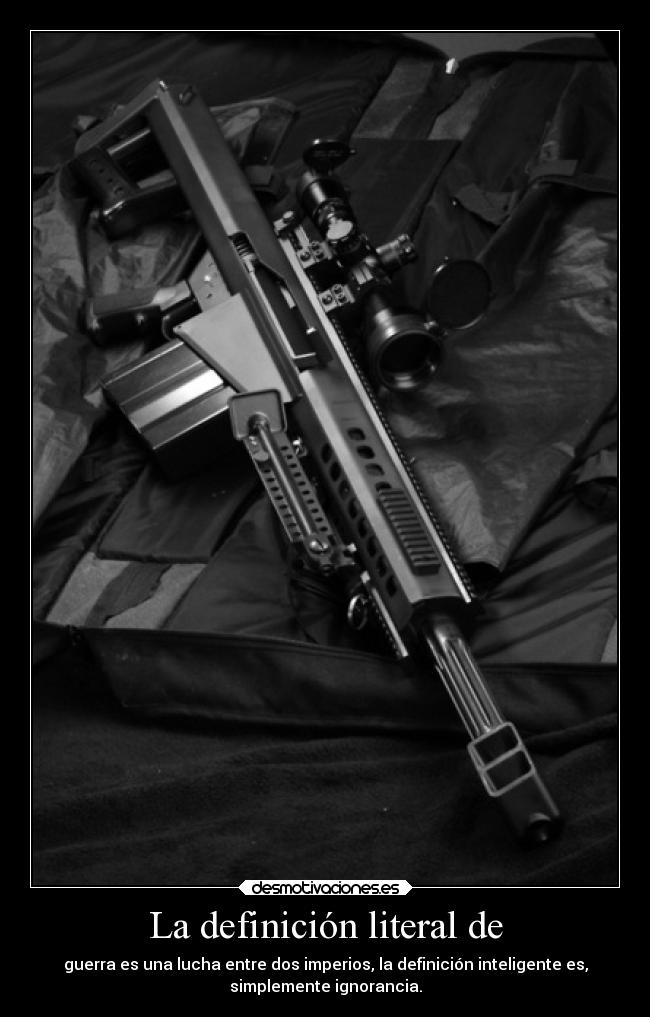 La definición literal de -