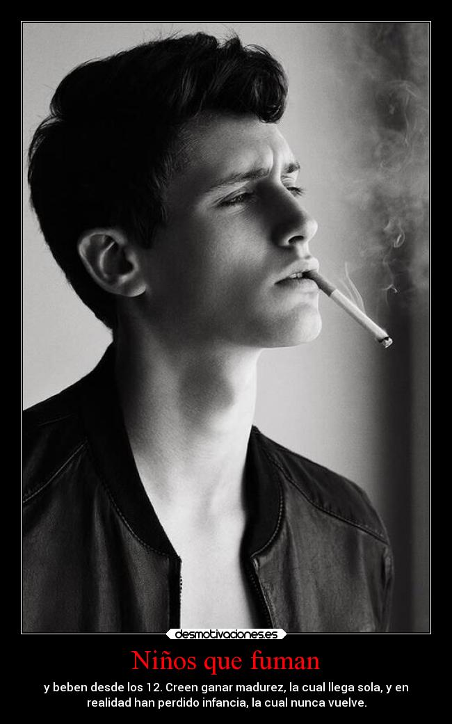 Niños que fuman -