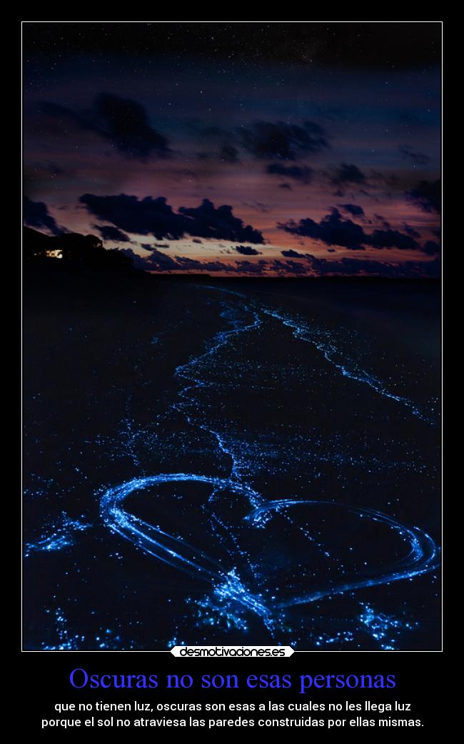Oscuras no son esas personas - 
