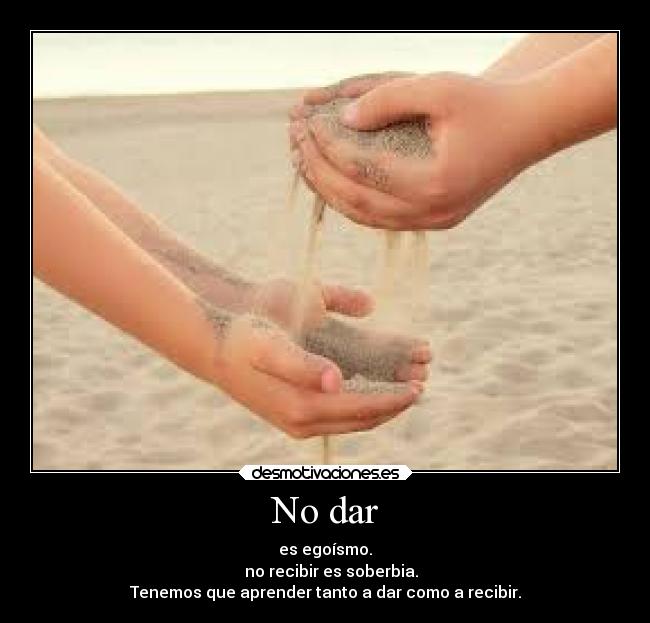No dar -