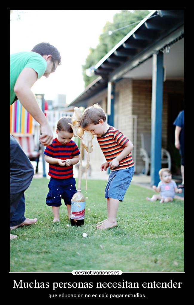 Muchas personas necesitan entender -