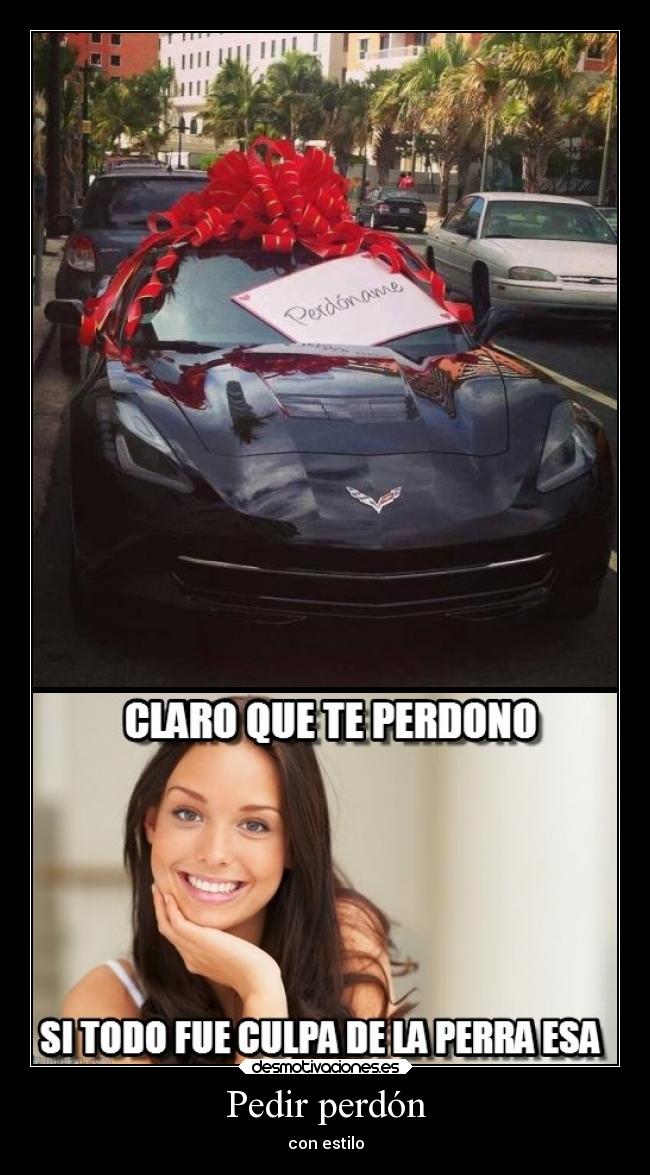 Pedir perdón -