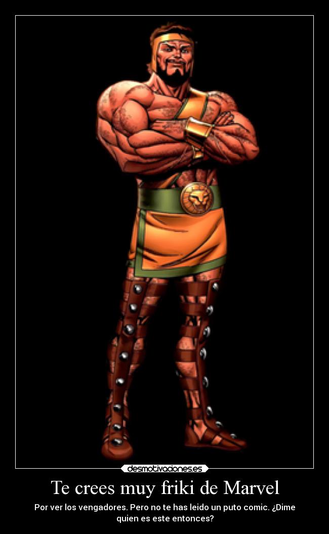 Te crees muy friki de Marvel -