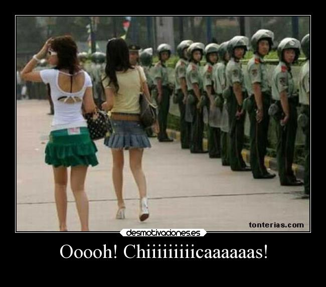 Ooooh! Chiiiiiiiiicaaaaaas! - 