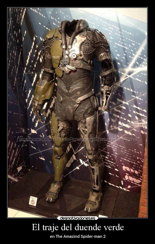 El traje del duende verde - en The Amazind Spider-man 2