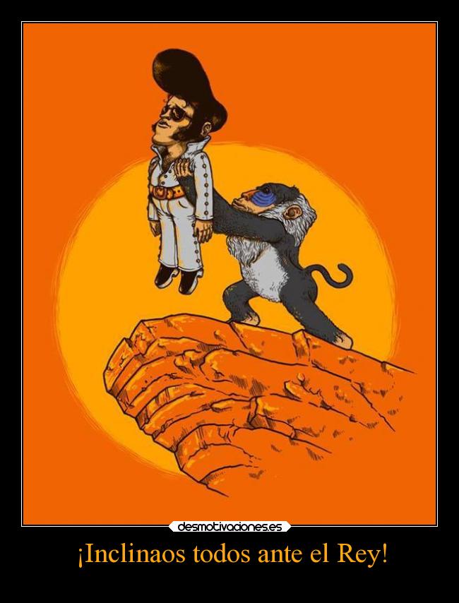 carteles cine musica humor rey leon elvis presley theinmortals desmotivaciones