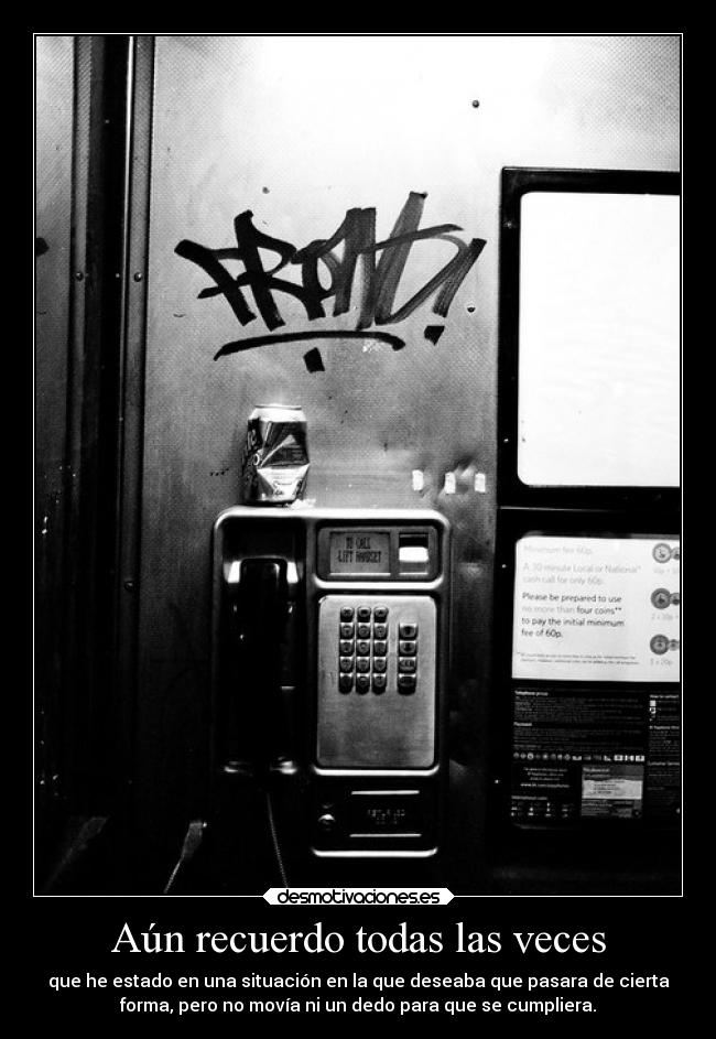 Aún recuerdo todas las veces -