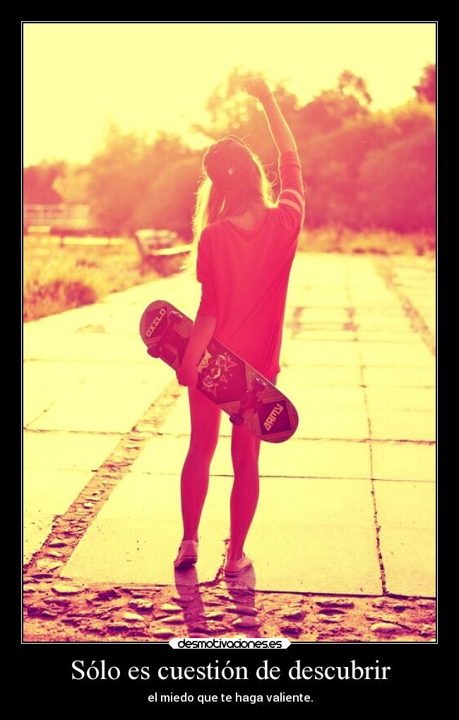 Sólo es cuestión de descubrir -