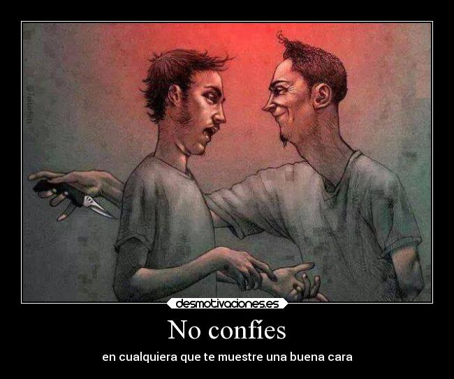 No confíes -