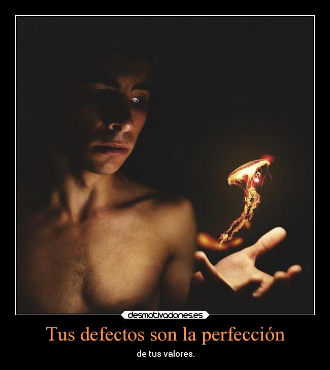 Tus defectos son la perfección -