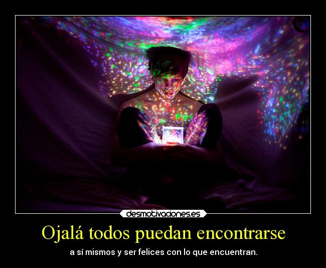 Ojalá todos puedan encontrarse - 