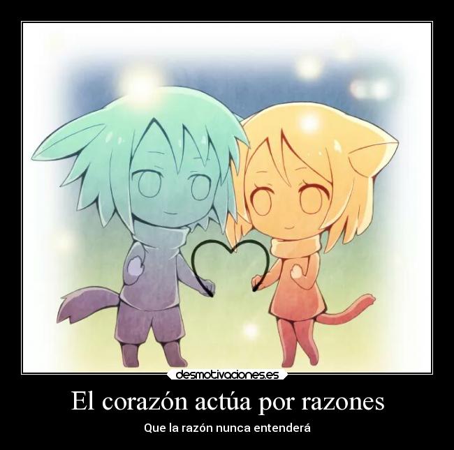 El corazón actúa por razones - 