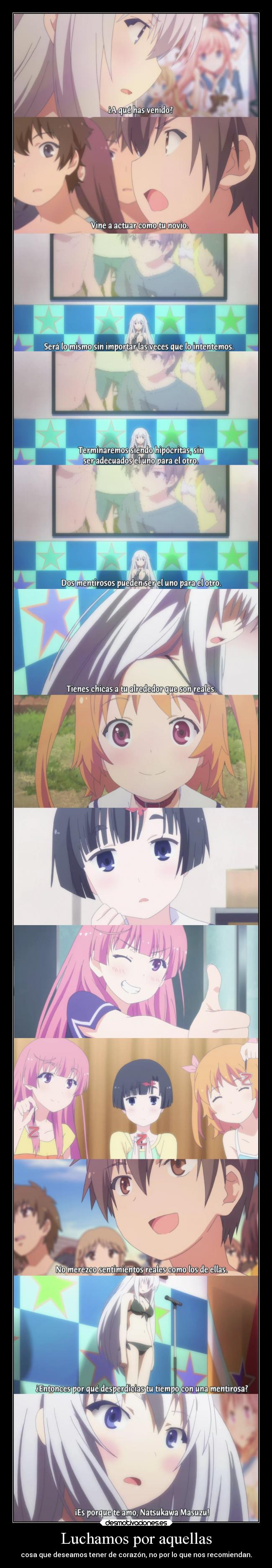 carteles corazon amistad amor vida anime luchar cosas desear lograr recomendar raptorhunters desmotivaciones