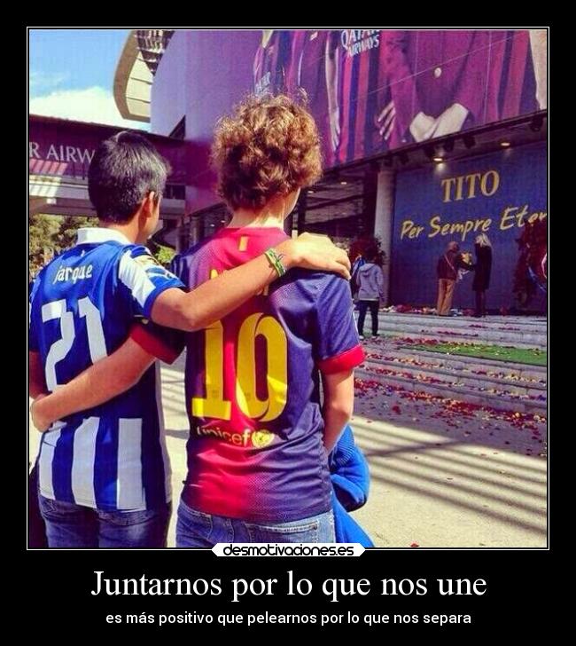 Juntarnos por lo que nos une -