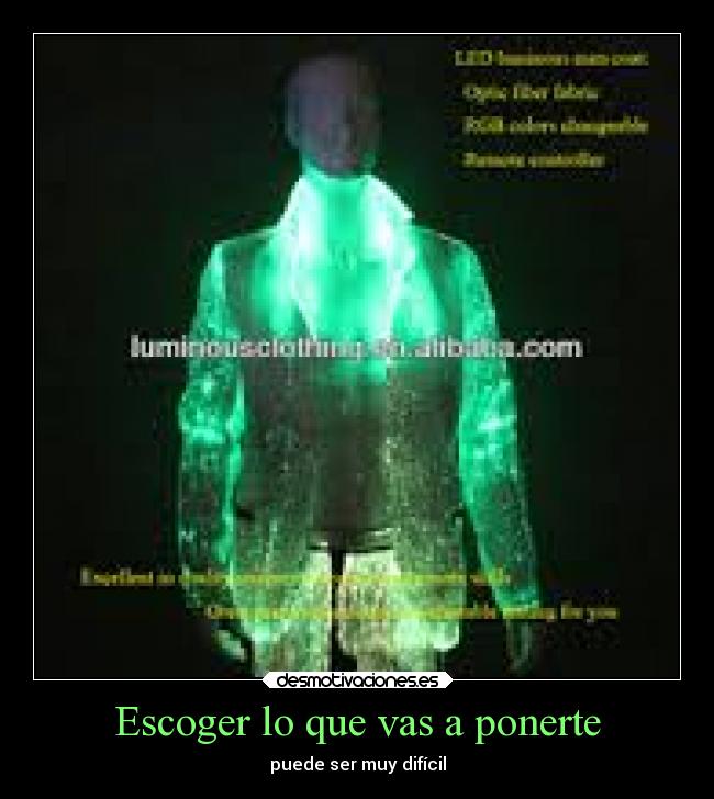 Escoger lo que vas a ponerte - puede ser muy difícil