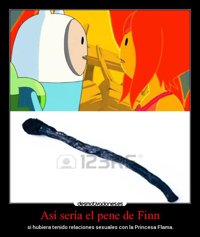 Así sería el pene de Finn -