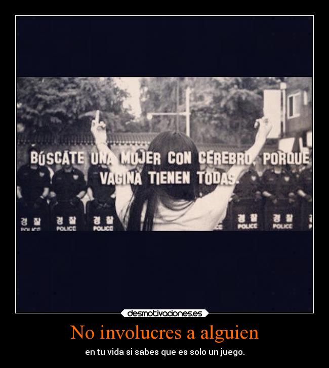 No involucres a alguien - 