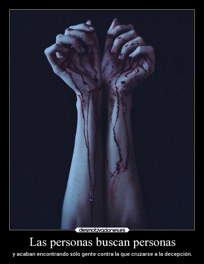 Las personas buscan personas -