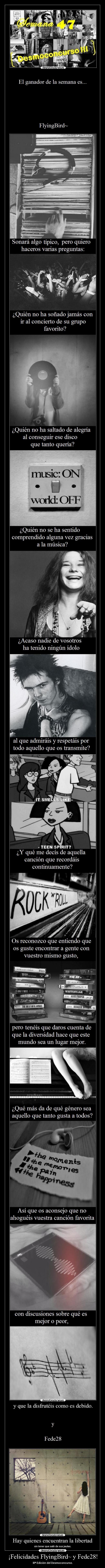 ¡Felicidades FlyingBird~ y Fede28! - IIIª Edición del Desmoconcurso.