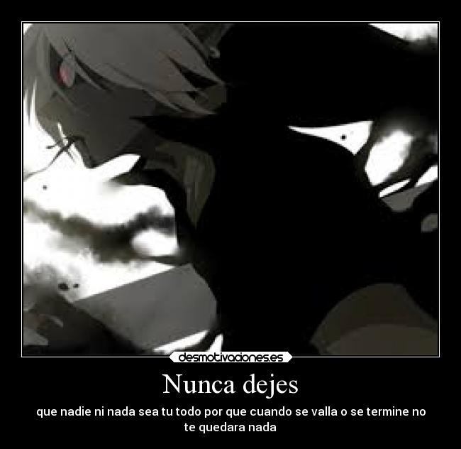 Nunca dejes -