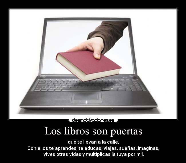 Los libros son puertas -