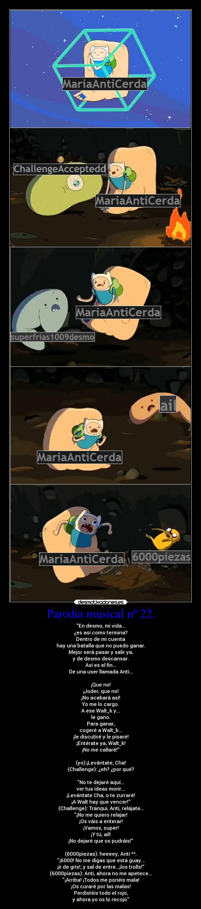 Parodia musical nº 22. -