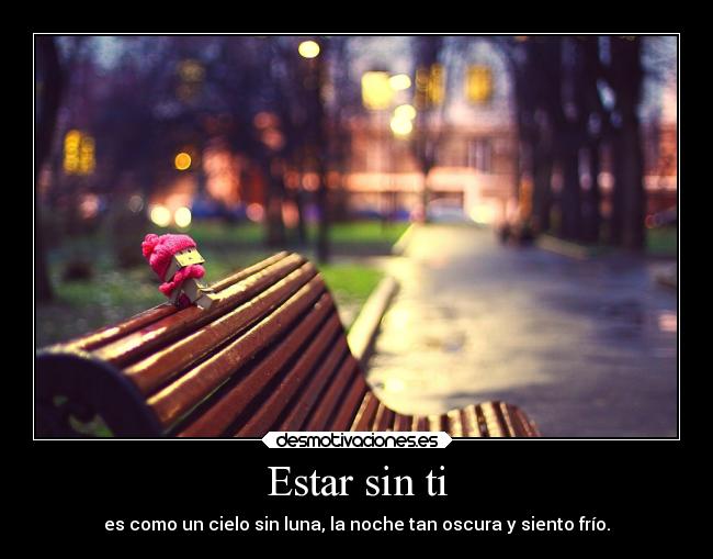 Estar sin ti -