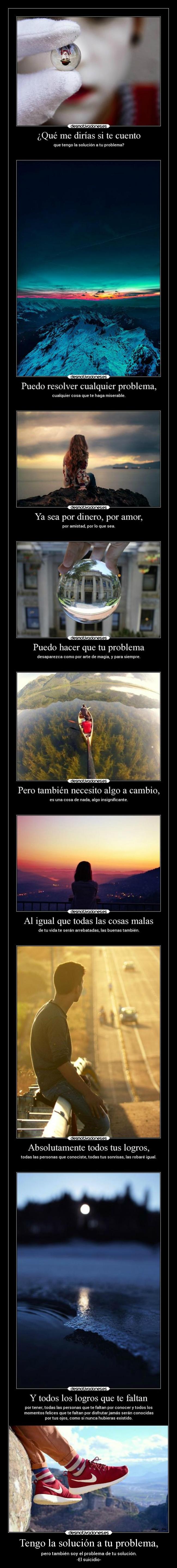 Tengo la solución a tu problema, - 