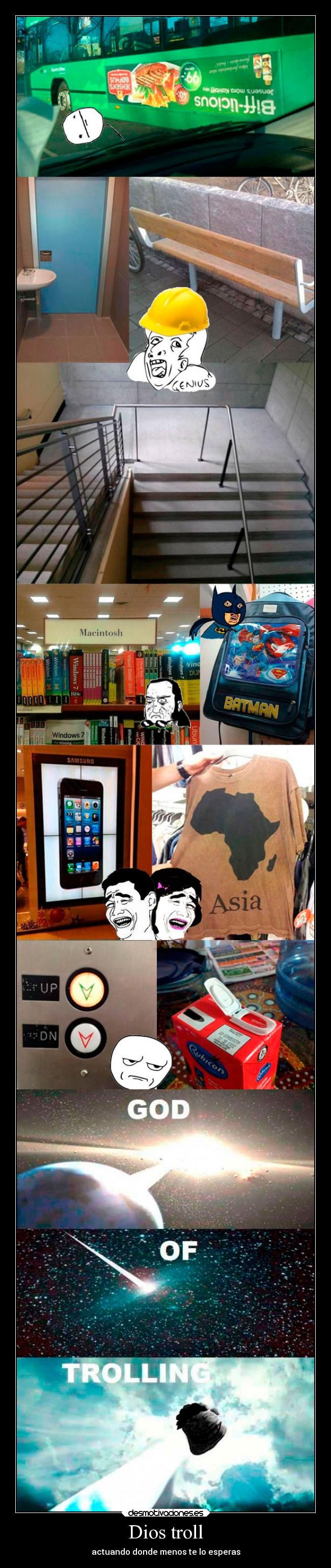 Dios troll - actuando donde menos te lo esperas