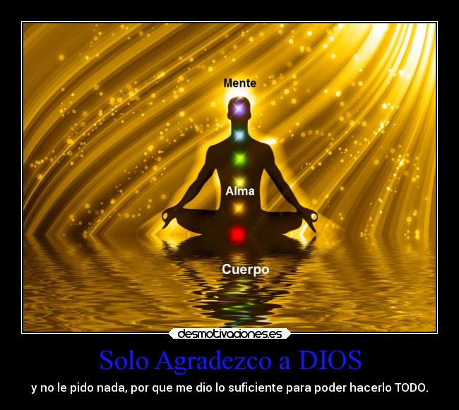 Solo Agradezco a DIOS -