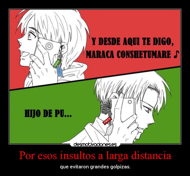 carteles distancia graciosas humor distancia amigos amor anime shingekinokyojin rivallie erenjaeger desmotivaciones