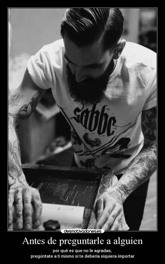 Antes de preguntarle a alguien -