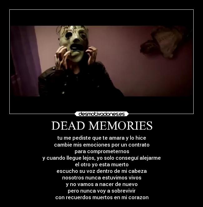 DEAD MEMORIES -