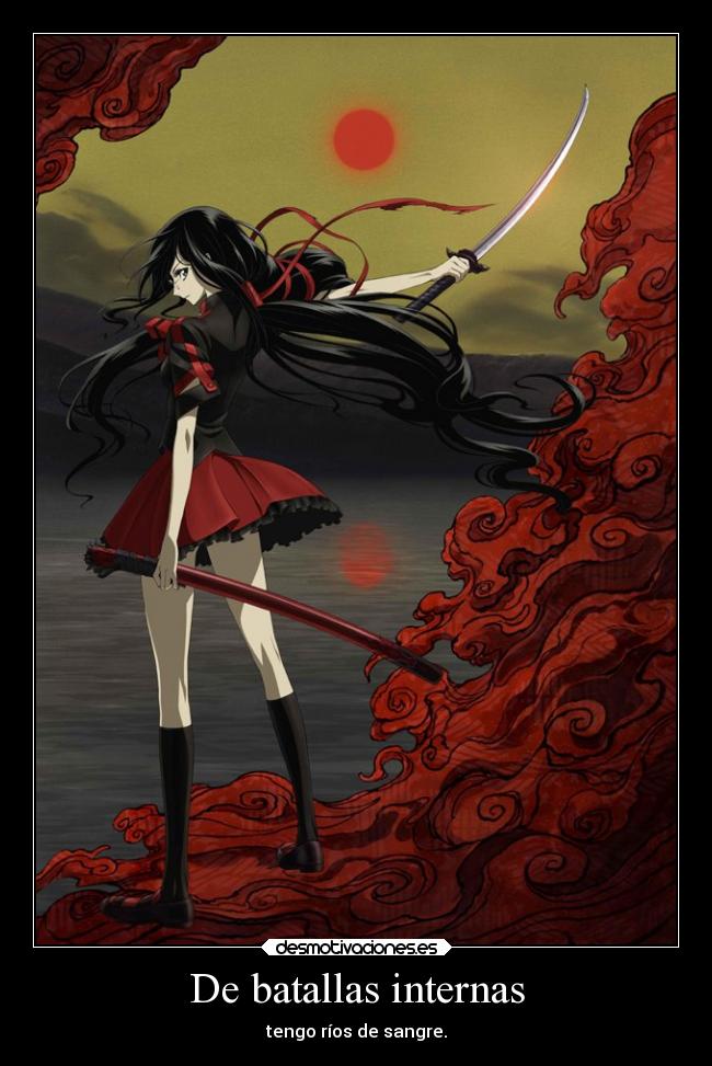 De batallas internas - tengo ríos de sangre.