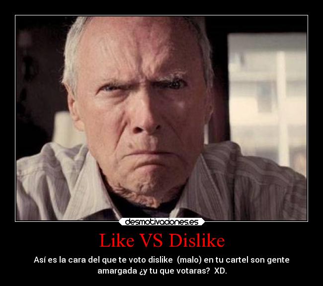 Like VS Dislike -