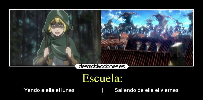 carteles escuela escuela lunes salir viernes desmotivaciones