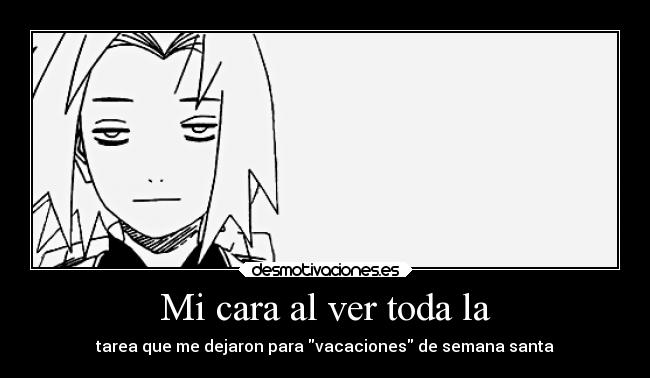 carteles escuela tarea para semana santa desmotivaciones