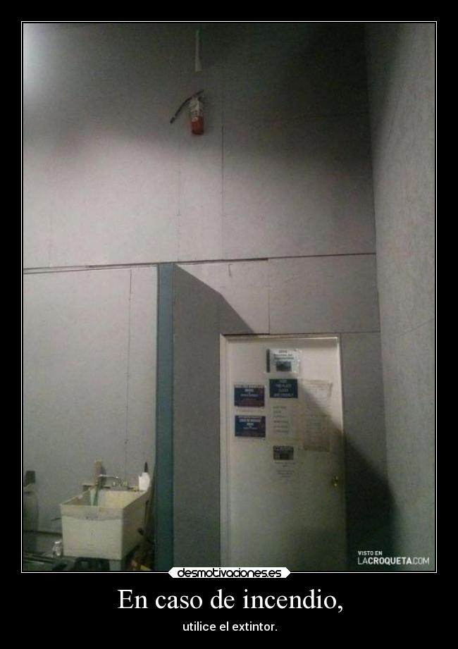 En caso de incendio, - 
