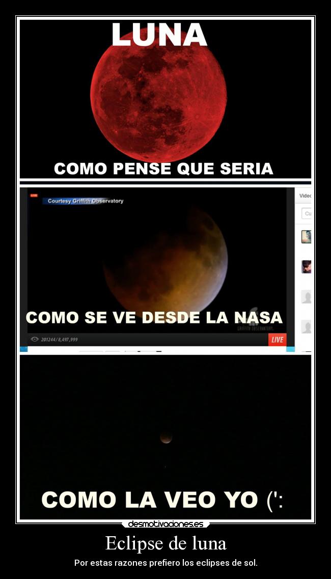 Eclipse de luna -