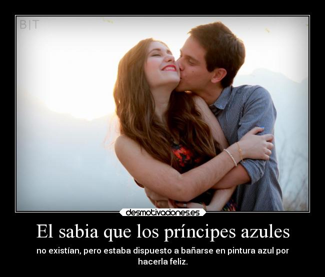 El sabia que los príncipes azules -