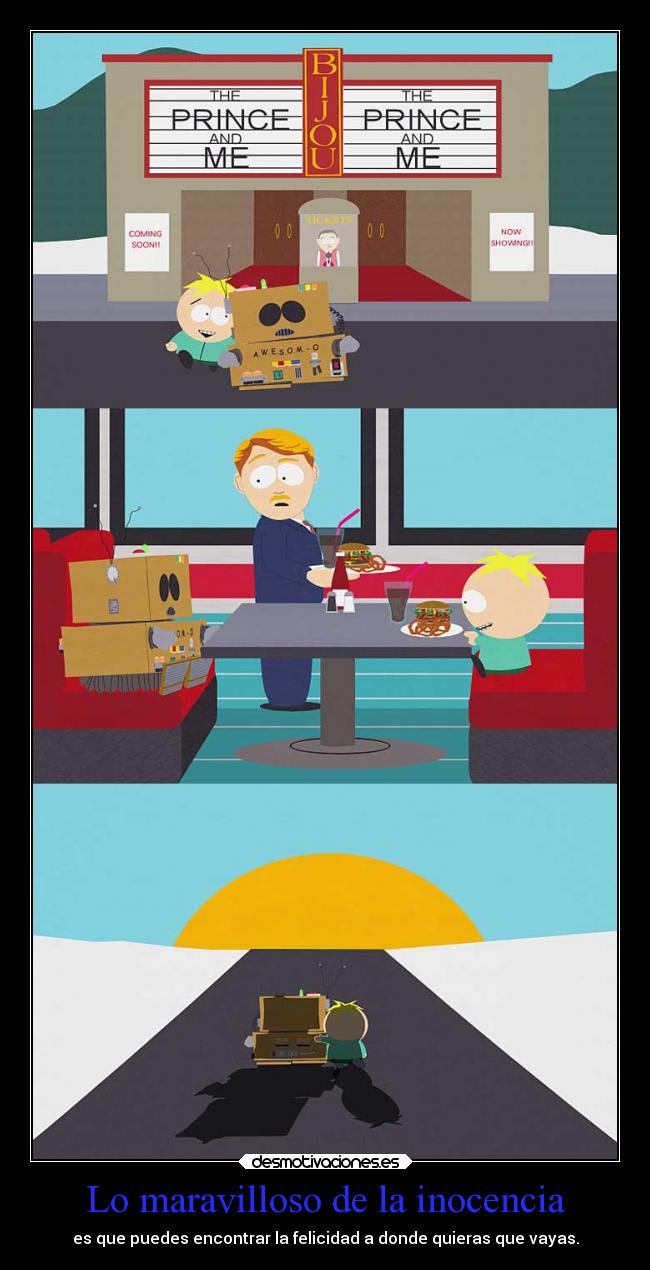 carteles felicidad southpark desmotivaciones