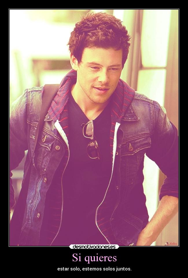Si quieres - estar solo, estemos solos juntos.