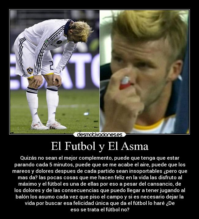 El Futbol y El Asma -